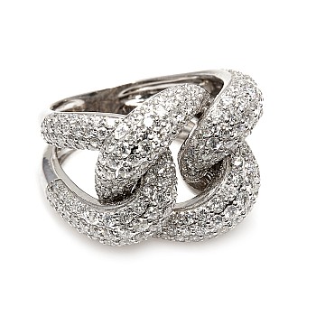 Inel Cadou din Aur sau Platina cu Diamante - model i2922