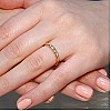 Inel Aniversar din Aur cu Diamante - model i096