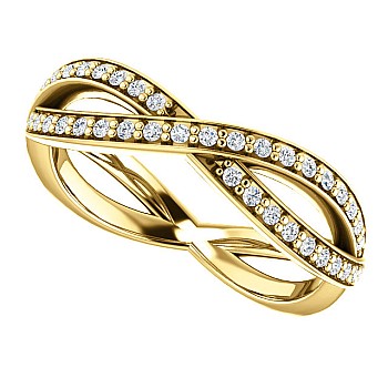 Inel Cadou din Aur cu Diamante - model i122571