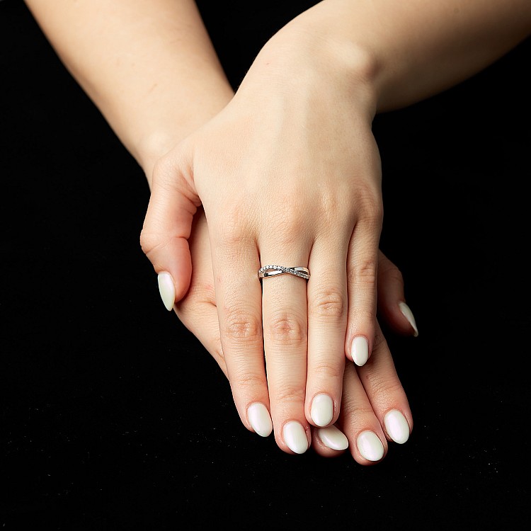 Inel Cadou din Aur cu Diamante - model i503