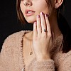 Inel de logodna din Aur 18k sau Platina cu Diamant Albastru Marquise si Diamante Incolore - model i1050
