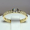 Inel de logodna din Aur 18k sau Platina cu Diamante 0.10ct - 0.25ct - model i113