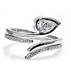 Inel de logodna din Aur 18k sau Platina cu Diamant Pear Certificat GIA 0.30ct sau 0.40ct - model i1187