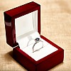 Inel de logodna din Aur 18k sau Platina cu Diamant Albastru si Diamante - model i121997