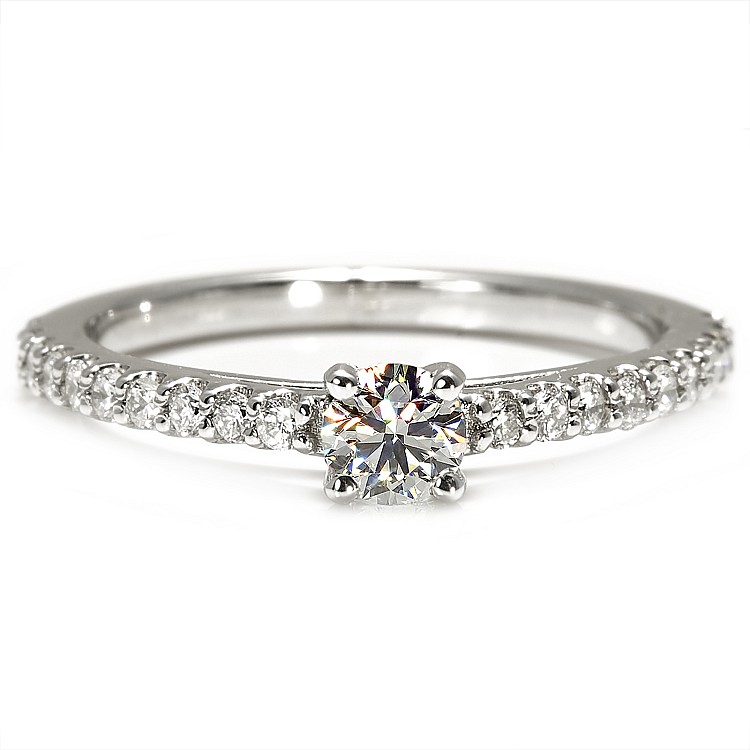 Inel de logodna din Aur 18k sau Platina cu Diamante 0.20ct - 0.25ct - model i122096
