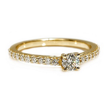Inel de logodna din Aur cu Diamante Incolore i122096Didi