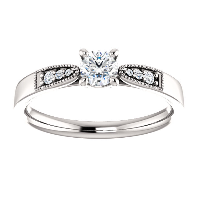 Inel de logodna din Aur 18k cu Diamant Briliant certificat GIA - model i122395