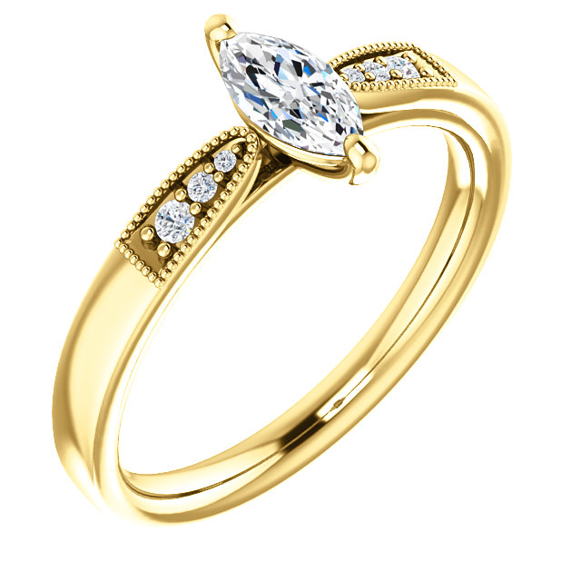 Inel de logodna din Aur 18k sau Platina cu Diamante 0.10ct - 0.25ct - model i122395