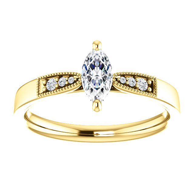 Inel de logodna din Aur 18k sau Platina cu Diamante 0.10ct - 0.25ct - model i122395