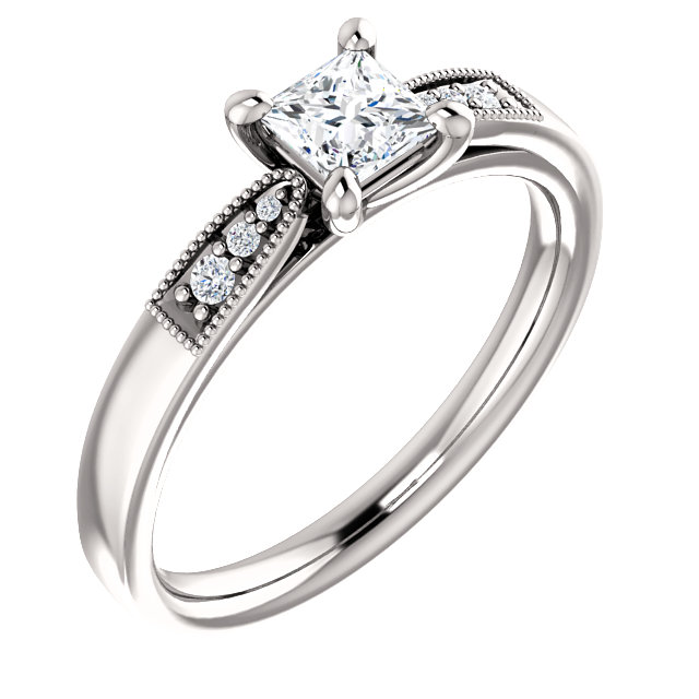 Inel de logodna din Aur 18k sau Platina cu Diamante 0.10ct - 0.25ct - model i122395