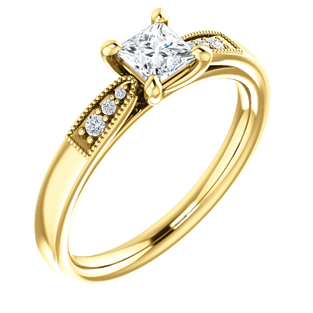 Inel de logodna din Aur 18k sau Platina cu Diamante 0.10ct - 0.25ct - model i122395