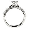 Inel de logodna din Aur 18k sau Platina cu Diamant Central Certificat GIA 0.50ct sau 0.70ct si Diamante secundare - model i122474