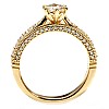 Inel de logodna din Aur 18k sau Platina cu Diamant Central Certificat GIA 0.50ct sau 0.70ct si Diamante secundare - model i122474