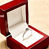 Inel Cadou din Aur 18k sau Platina cu Diamant Albastru si Diamante - model i122866