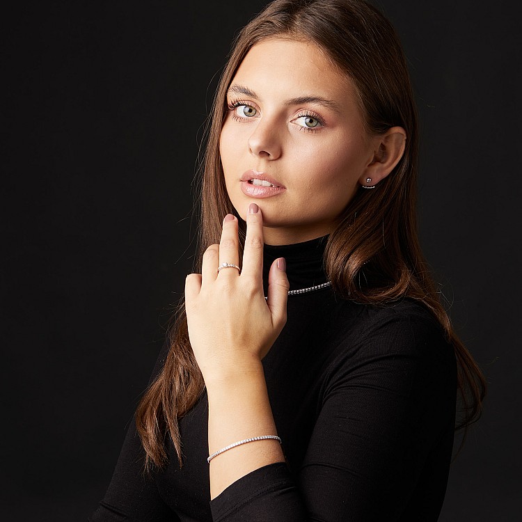 Inel de logodna din Aur 18k sau Platina cu Diamante 0.10ct - 0.25ct - model i581