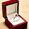 Inel de logodna model Verragio din Aur 18k sau Platina cu Diamant Negru si Diamante - model i636
