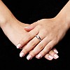Inel de logodna din Aur 18k sau Platina cu Diamant Central Certificat GIA 0.30ct sau 0.40ct si Diamante secundare - model i1803