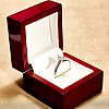 Inel de logodna Side - Stone din Aur Alb 18K cu Diamant Incolor Marquise Certificat GIA de 1.00ct - model i4718