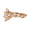 Inel de logodna din Aur 18k sau Platina cu Diamant Marquise Incolor Certificat GIA 1.00ct - model i4752
