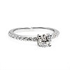 Inel de logodna din Aur 18k sau Platina cu Diamant Central Certificat GIA 0.30ct sau 0.40ct si Diamante secundare - model i504