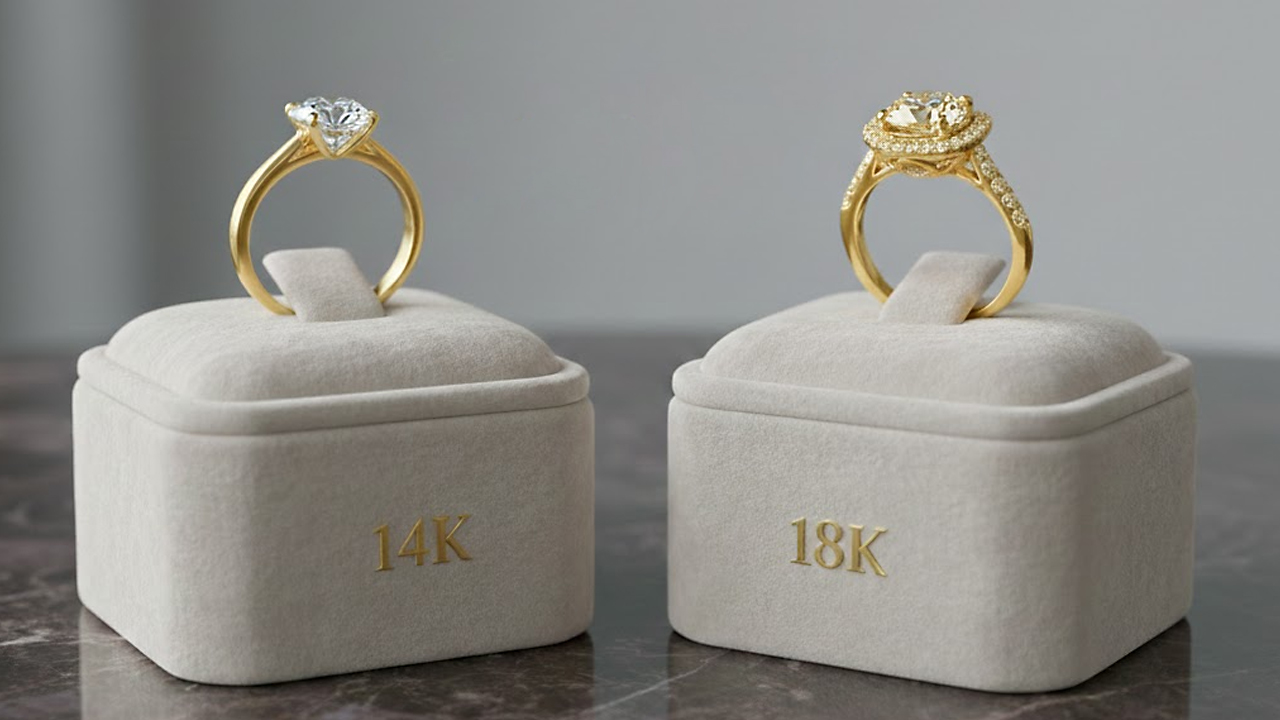 Aur de 14K vs aur de 18K: diferențe, avantaje și cum alegi bijuteria potrivită