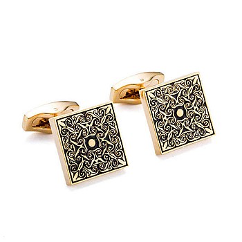 Butoni Mire cu Design Laser din Aur - model bt1964