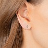 Cercei Lacrima din Aur sau Platina cu Diamante - model c2065