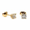 Cercei stud din Aur cu Diamante Incolore Certificate GIA 1.00ct sau 1.40ct - model c577