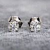 Cercei stud din Aur cu Diamante Incolore Certificate GIA 1.00ct sau 1.40ct - model c577