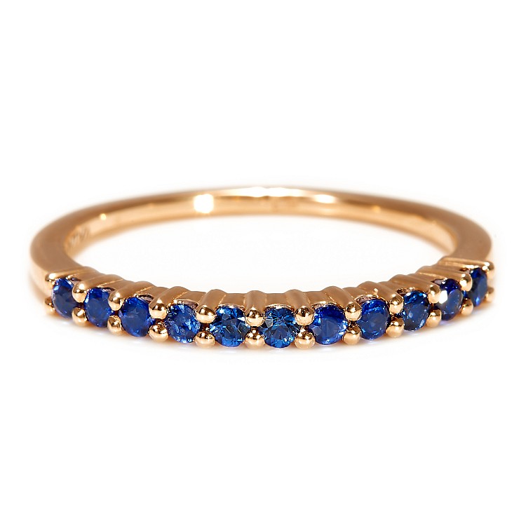 Inel Cadou din Aur cu Safire - model i018