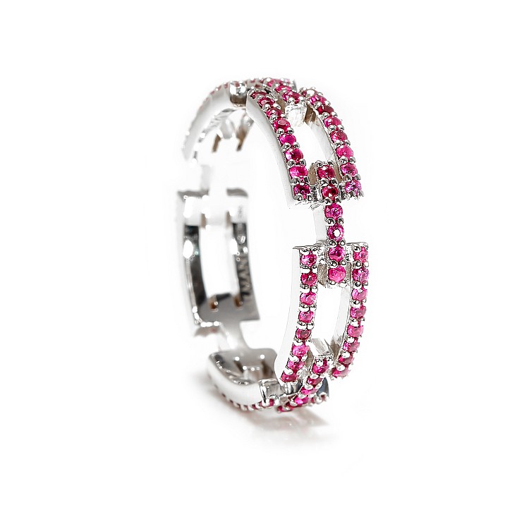 Inel Fashion din Aur cu Rubine - model i4627