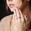 Inel cadou din Aur sau Platina cu Ametist si Diamante - model i122866