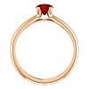 Inel de logodna din Aur cu Rubin - model 122005