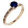 Inel de logodna sau aniversar din Aur cu Safir - model i71618