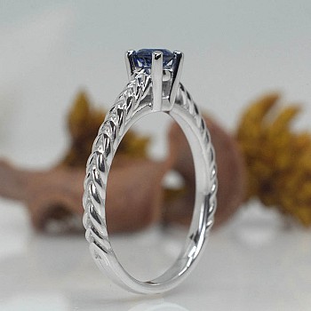 Inel de logodna din Aur cu Safir - model 71746