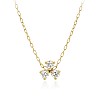 Pandantiv Three Stone din Aur cu Diamante incolore - model pan2056