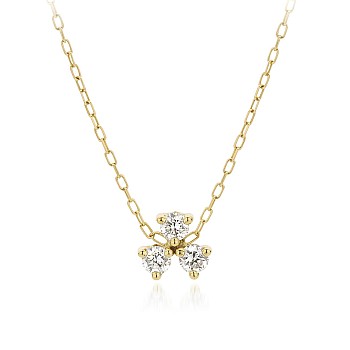 Pandantiv Three Stone din Aur cu Diamante incolore - model pan2056