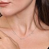 Colier din Aur 14k cu Diamante rotunde - model col3126