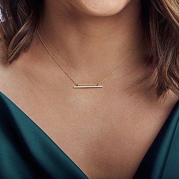 Pandantiv Bara Mobila din Aur cu Diamante Naturale - model pan559