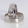 Verighete din Aur 18k sau Platina cu Diamante - model v037