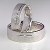 Verighete din Aur 18k sau Platina cu Diamante - model v088