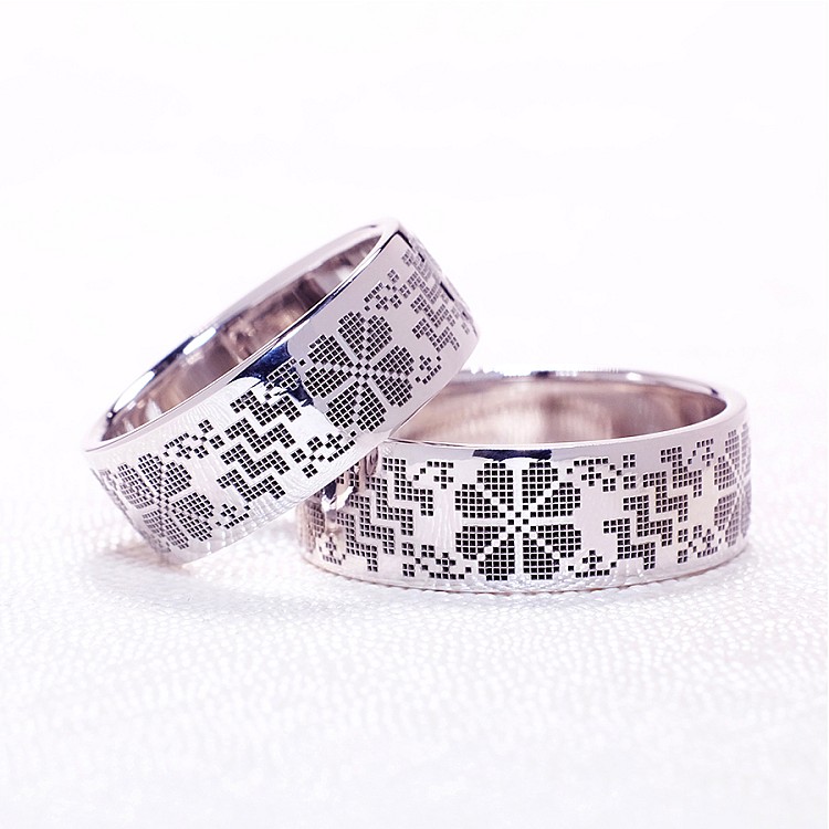 Verighete din Aur 18k sau Platina cu Model Traditional - model v1194