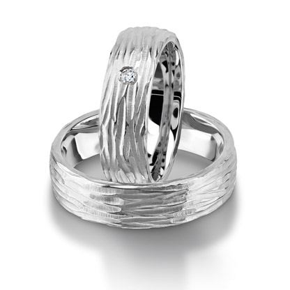 Verighete din Aur 18k cu Diamant - model v145