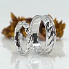 Verighete din Aur 18k sau Platina cu Diamante Model Sfoara - model v1622