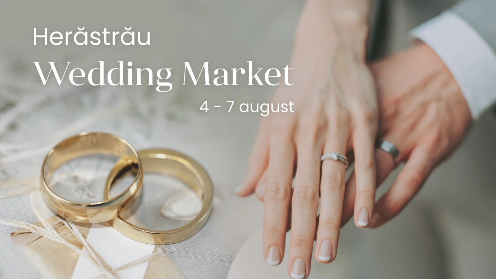 Descoperă verighetele Valmand la Herăstrău Wedding Market