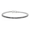 Bratara Tennis din Aur si Diamante Negre 5.30ct - model br2694