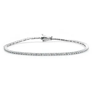 Bratara tennis 1.00ct din Aur cu Diamante Incolore - model br2696