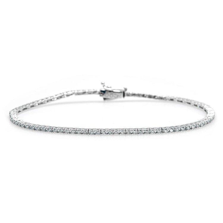 Bratara tennis 1.00ct din Aur cu Diamante Incolore - model br2696