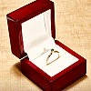 Inel de logodna clasic din Aur 18k sau Platina cu Diamant Albastru 0.15ct - 0.25ct - model i007
