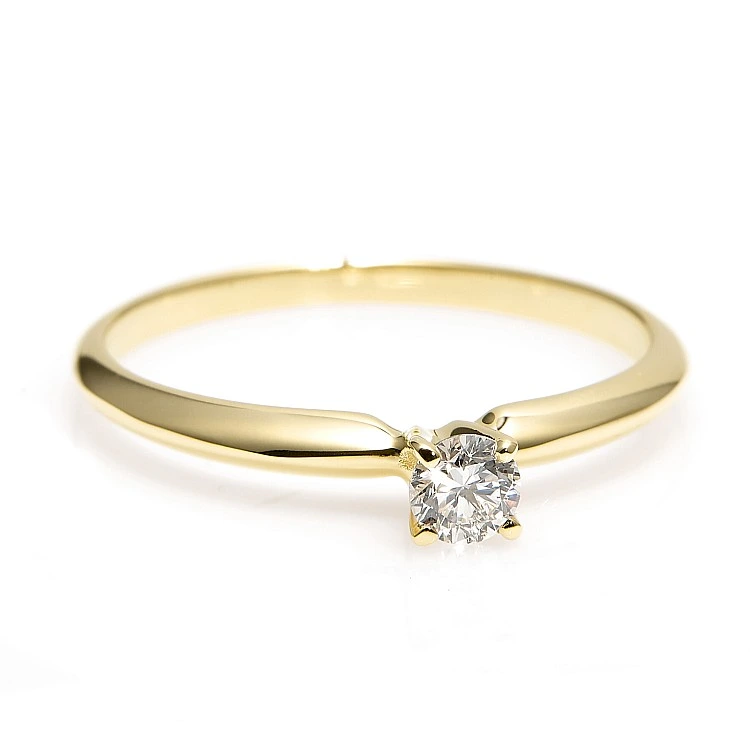 Inel de logodna din Aur 18k sau Platina cu Diamant 0.15ct - 0.25ct - model i007